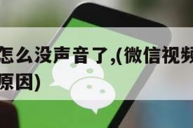 微信视频怎么没声音了,(微信视频怎么没声音了什么原因)